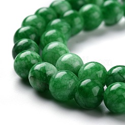 Perles de jade blanc naturel&nbsp;G-J390-C02-36