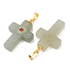 Pendentifs en aventurine vert naturel&nbsp;G-B180-01G-13