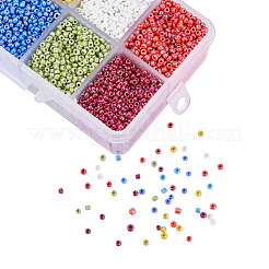 Misti 12/0 perle di vetro rotonde&nbsp;SEED-PH0006-2mm-06