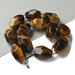 Natürlichen Tigerauge Perlen Stränge&nbsp;G-H095-A03-01