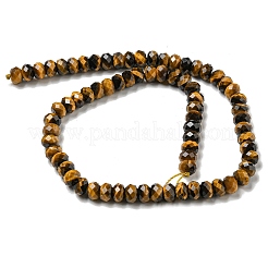 Fili di perline di occhio di tigre naturale&nbsp;G-K351-B08-03