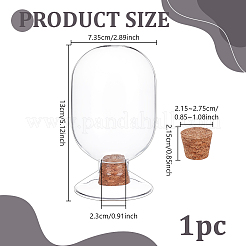 Dekorative Vitrine aus Glas&nbsp;CON-WH0085-181C