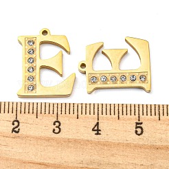 Pendenti in acciaio inossidabile 304 placcato oro 14k&nbsp;STAS-L022-157G-E