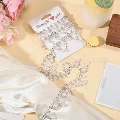 Runde Kristallglas-Strass-Becherketten&nbsp;DIY-GL0005-74
