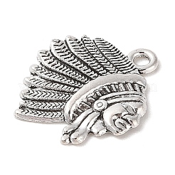 Tibetischer stil Aluminium Anhänger & Charms&nbsp;FIND-C060-038AS