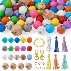 Kit de fabrication de bracelet porte-clés bricolage&nbsp;DIY-TA0004-20
