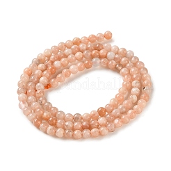Natürliche sunstone Perlen Stränge&nbsp;G-C284-C02-3mm-01