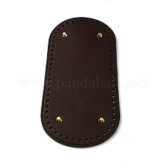Ovale pu-leder strickhäkeln taschen nagel boden shaper pad&nbsp;PURS-WH0001-63C