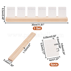 Holzständer für Schmuckkarten&nbsp;ODIS-WH0027-045