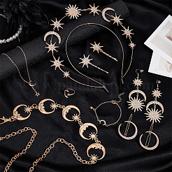 8 Stile Legierung Schmuck-Sets&nbsp;SJEW-OC0001-02G