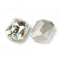 Cabochon in strass di vetro in stile ab chiaro&nbsp;RGLA-J018-D-001LA