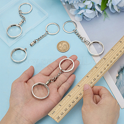 4 fermoir porte-clés en alliage&nbsp;KEYC-FG0001-17P