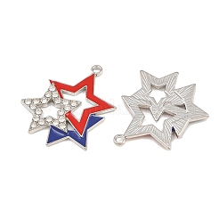 Colgantes de aleación con esmalte y rhinestone de cristal.&nbsp;RB-CBA4787-05P