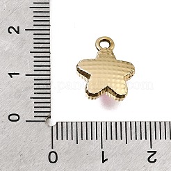 Anhänger aus UV-beschichteter Legierung und Glas&nbsp;GL-CBA6CEF-02G