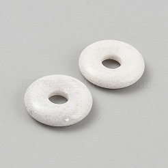 Natürliche weiße Jade Anhänger&nbsp;G-WH0016-53G
