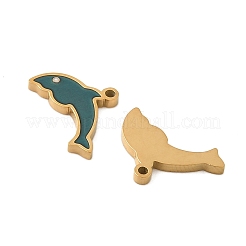 304 Edelstahl-Emaille-Anhänger&nbsp;STAS-Z139-03G-03