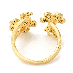 Bagues de manchette ouvertes en laiton&nbsp;RJEW-U008-33G