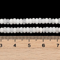Natürliche weiße Jade perlen Stränge&nbsp;G-H292-A25-01