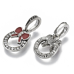 Breloques européennes en alliage de style tibétain de noël&nbsp;MPDL-N039-015