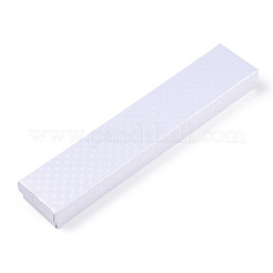 Boîtes à bijoux en carton texturé en losange&nbsp;LS-CBOX-T006-03F