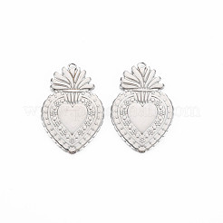 Pendentifs en acier inoxydable 201 anti-ternissement&nbsp;STAS-S119-150P