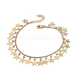 Charm-Armbänder aus 304 Edelstahl für Damen&nbsp;BJEW-D466-06G