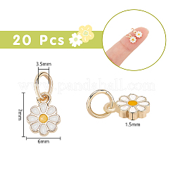 20 Uds. Encantos de esmalte de aleación&nbsp;DIY-NB0012-71