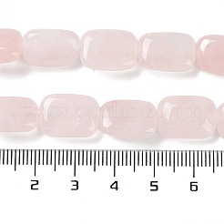 Natürlichen Rosenquarz Perlen Stränge&nbsp;G-K357-D02-01