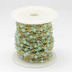 Chaînes de perles en verre manuels&nbsp;CHC-G311-B04