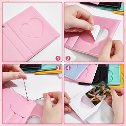 18 set di 6 mini album fotografici in PVC colorati&nbsp;AJEW-WA0004-97