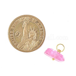 Pendenti con neggets in cristallo di quarzo naturale tinto&nbsp;PALLOY-JF04581-02