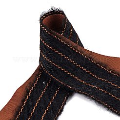 6 Yards 2 Stile Halloween Polyester & Polycotton Bänder Sets&nbsp;SRIB-A015-03C-08