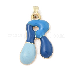 Pendentifs d'émail en alliage&nbsp;ENAM-S023-01G-R