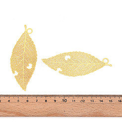 Gros pendentifs filigrane en laiton&nbsp;KKC-T003-26G
