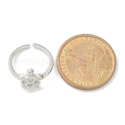 Anelli aperti in acciaio inossidabile 304 per le donne&nbsp;RJEW-B109-07P-01