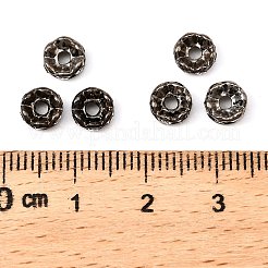 Messing Strass Zwischen perlen&nbsp;X-RB-A014-L6mm-01B