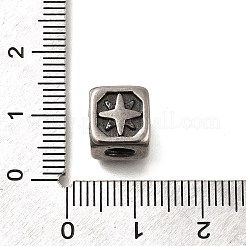 304 Edelstahlperlen&nbsp;STAS-M100-06AS