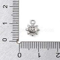 Pendentifs avec zircon cubiques à micro-pavés en laiton&nbsp;KK-D283-28P