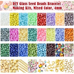 DIY-Sets zur Herstellung von Armbändern aus Glasperlen&nbsp;DIY-FS0007-18