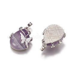Pendenti d'ametista naturale&nbsp;X-G-K296-B08