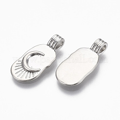 Messing Anhänger & Charms&nbsp;KK-R133-006-04P-NF
