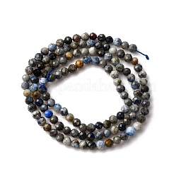 Natürlicher Lapislazuli Perlenstränge&nbsp;LS-G-L629-B01-3mm-03