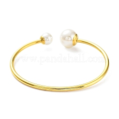Ionenplattierung (IP) 304 Edelstahl-Manschettenarmbänder&nbsp;BJEW-M309-01G