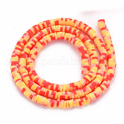 Handgemachte Polymer-Lehm-Korn-Stränge&nbsp;CLAY-S094-4mm-A09