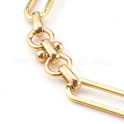 Gliederkettenarmbänder aus Messing&nbsp;BJEW-JB06016