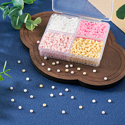 2132pcs 4 colores 8/0 cuentas de semillas de vidrio opaco&nbsp;SEED-TADJ0001-03