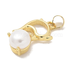 Pendentifs de placage en laiton&nbsp;KK-K293-24A-G