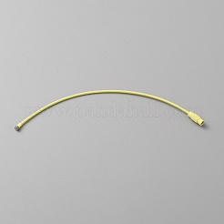 Peinture de cuisson porte-clés en fil de câble en acier inoxydable&nbsp;AJEW-WH0413-15O