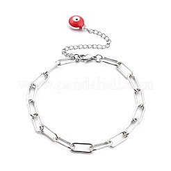 Pulseras de cadena de clip de hierro&nbsp;BJEW-JB0544