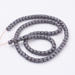 Non magnetici perle ematite sintetico fili&nbsp;G-P341-10F-5x4mm